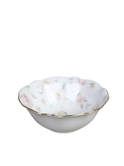 Ymer- eller salatskål i porcelæn med blomstermønster by C&E