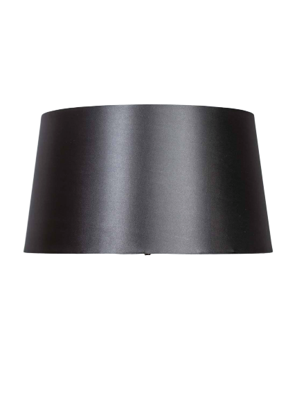 Lampeskærm i silke – Sort, 30x35xI9 cm by Suprise