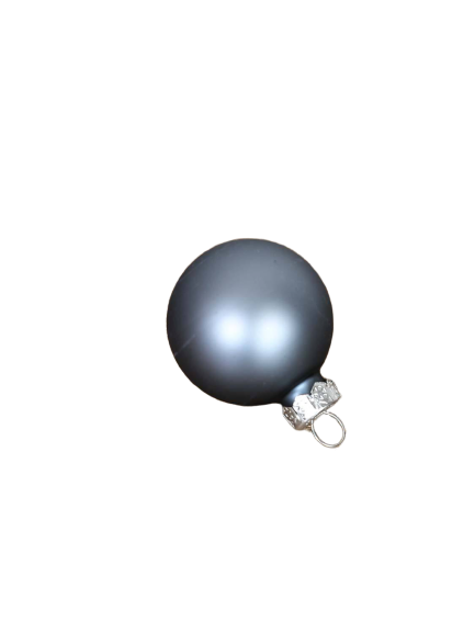 Mini glaskugler – Steinblau mat 35 mm by T&T
