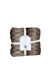 Plaid Tomy – 130x180 cm taupe by T&T