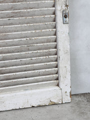 Cremefarvet skodder – autentisk vintage look by T&T