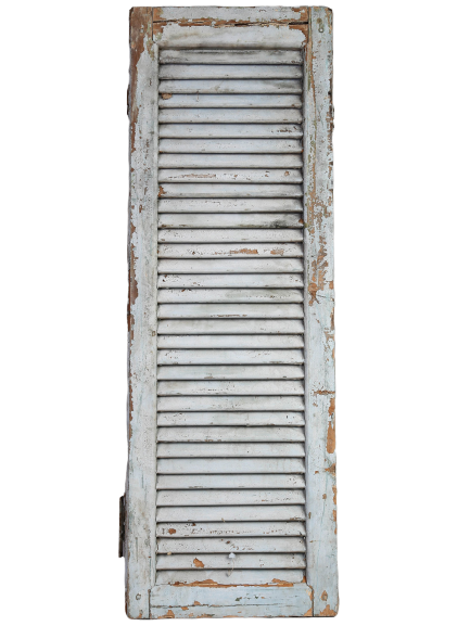 Antique blå skodder – autentisk vintage look by T&T