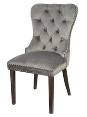 Krone 1 - Spisebordsstole med løvehoved grå træ ben by Krone 1