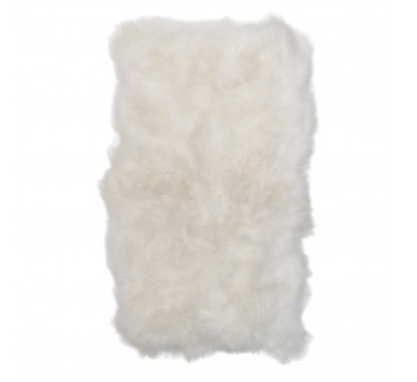 Throw 6 Skin Iceland Sheep White 210 x 200 cm by M&M