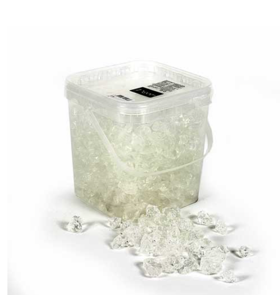 Glassteine klar 25-30 mm – 5 liters spand by SL