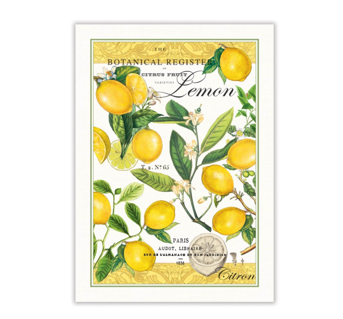 Viskestykke Lemon Basil by Ally Design