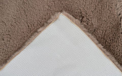 Bademåtte i Imiteret Pels – Brun, 50 x 90 cm by Collectione