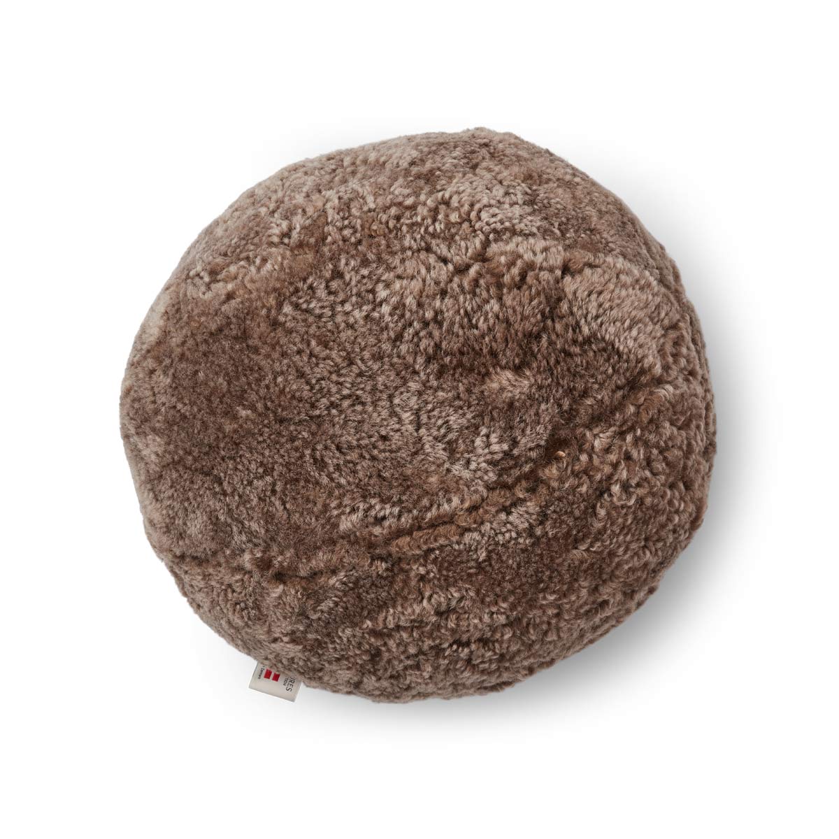 Angelite Round Cushion Ø30 New Zealand Sheepskin, Curly by Natures Collection