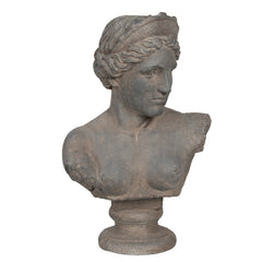 Kvinde Figur Buste Klassisk Skulptur 44x26x70 cm by C&E
