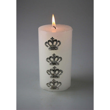 Kerzenstecker Sølv Krone 3 cm by Am Design