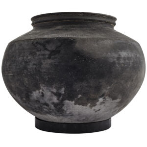 Chai Pots Medium inkl. Holder – Autentisk indisk krukke i rustikt design by ByLiving