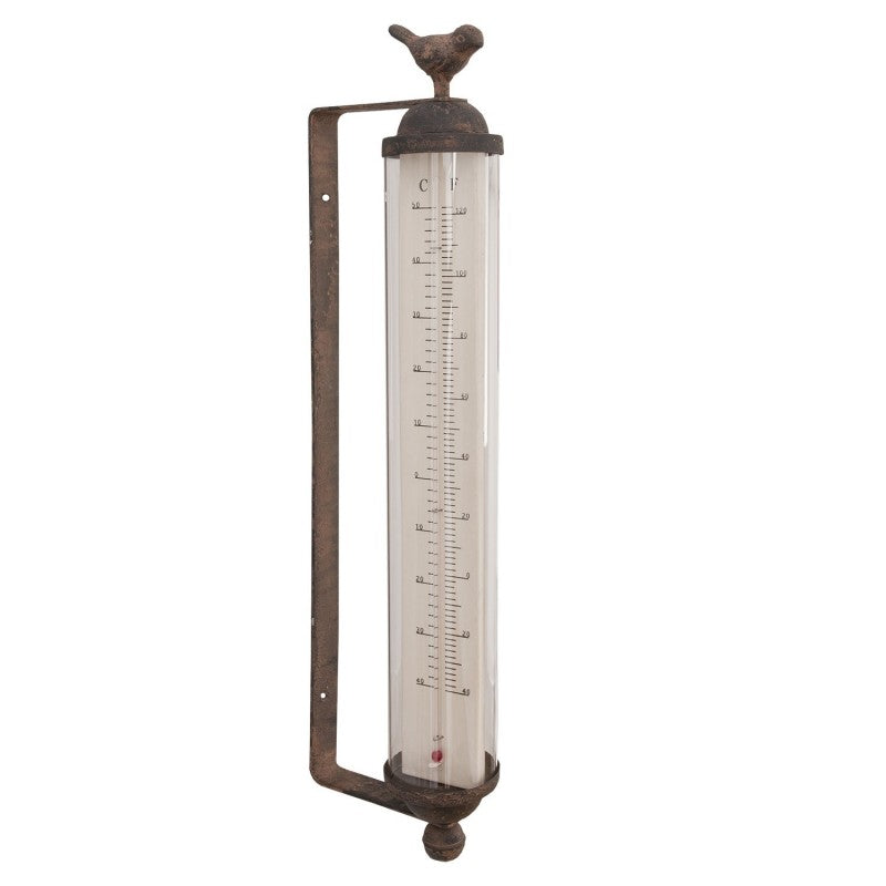 Thermometer med lille fugl – 15x8x57 cm by C&E