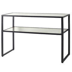 Spejl konsolbord med oxideret glas 80x40x160cm by ByLiving