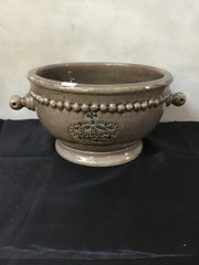 Porcelæn skål – Brun 17 x 29,5 cm by Krone 1