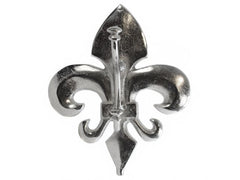 Vægkrog Lilje i aluminium 39x32x15 cm by CM