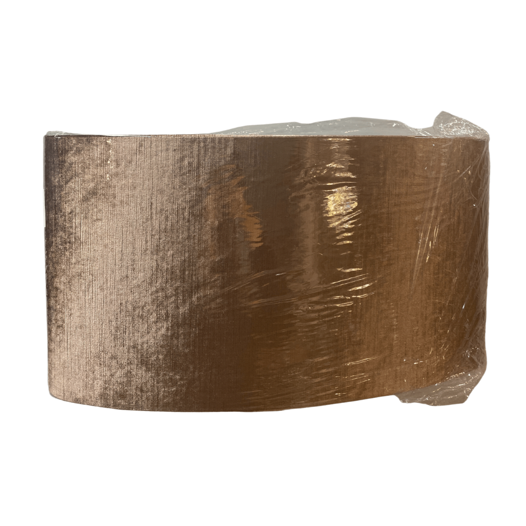 Lampeskærm – Oval cylinder i kobber/bronze 8x43x44 cm by CM