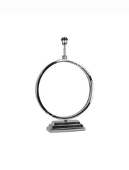 Lampefod – Rundt design i sølv/nikkel by CM