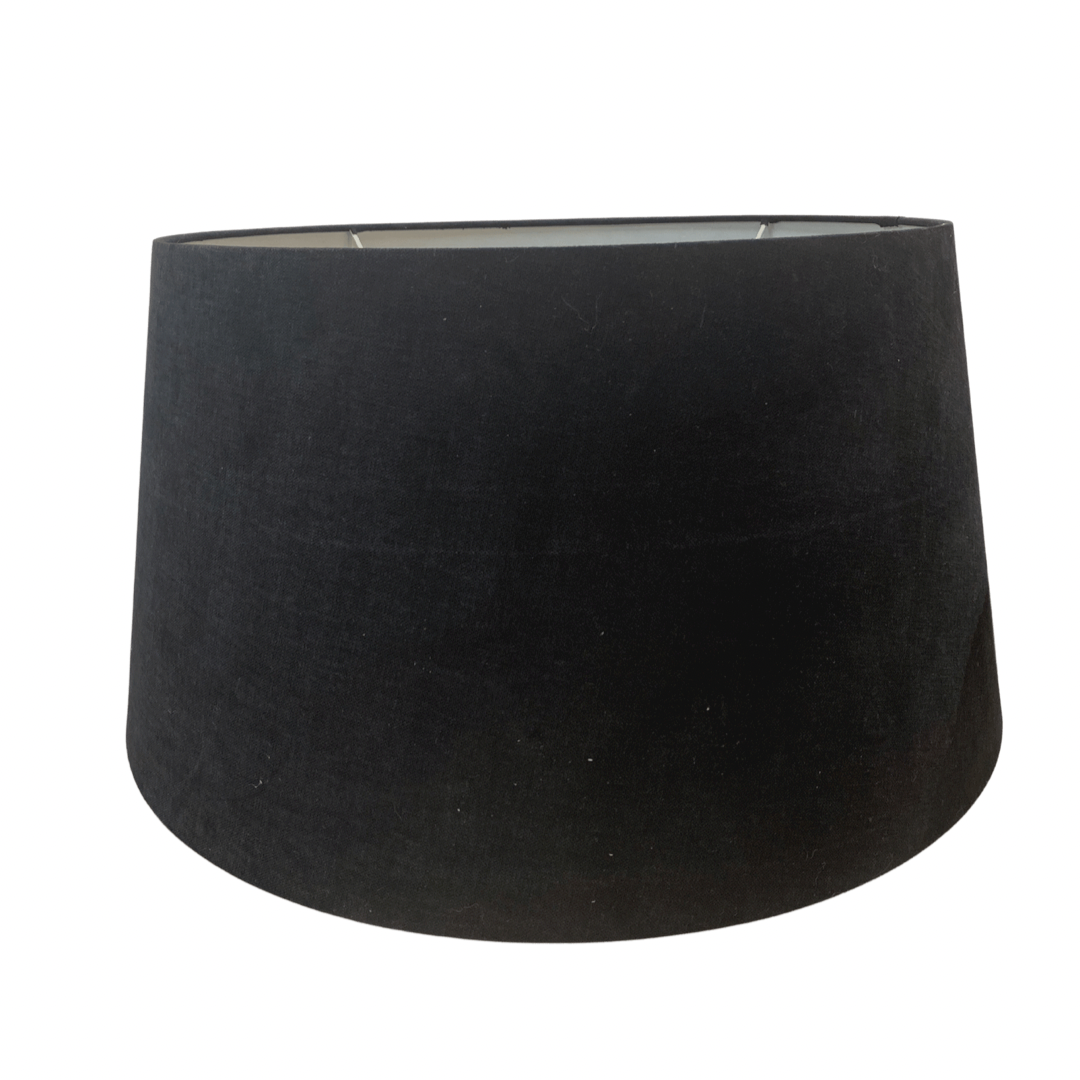 Lampeskærm – Sort velour 55x45x28 cm by CM