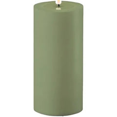 Grøn indendørs Bloklys 15x7,5 cm by Deluxe