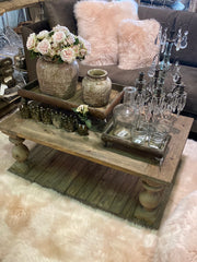 Brunt sofabord by Christian – Rustik elegance til stuen by CM