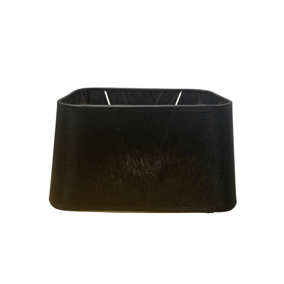 Shade Chira Black – Rektangulær sort lampeskærm by CM