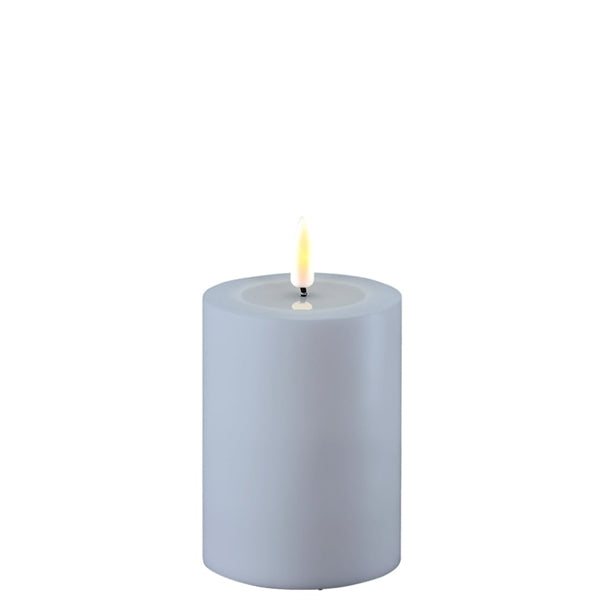 Blå indendørs Bloklys 10x7,5 cm by Deluxe