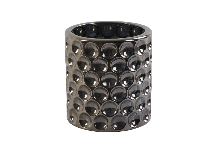 Fyrfadsstage med runde detaljer elegant og moderne design by Collectione