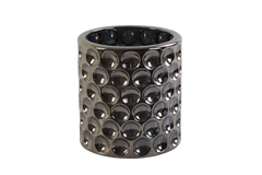 Fyrfadsstage med runde detaljer elegant og moderne design by Collectione