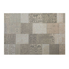 Patchwork Tæppe 280x360 cm Unikt design i neutrale nuancer by Hazenkamp