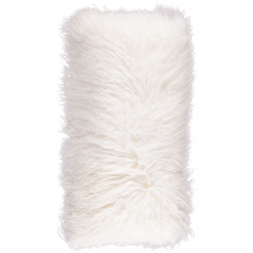 Cushion of Tibetan Sheepskin 28x56 cm by Natures Collection