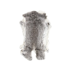 Gråmeleret kaninskind til deko 40x30x2cm by M&M