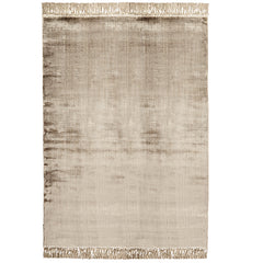 Sand Fringe Rug 2 – Elegant tæppe i neutrale toner med frynser by ByLiving