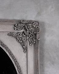 Spejl m. detajler Antik grå 125x158cm by Krone 1
