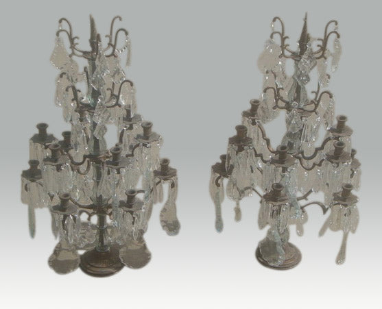 Tafellamp met glas – Elegant bordlampe med krystal-look by Des