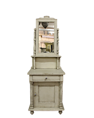 Toiletbord med spejl – Antik creme by Krone 1