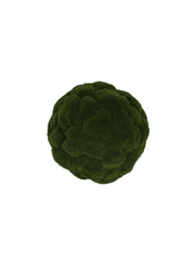 Dekorativ mos kugle 15 cm Naturtro grøn dekoration by Collect