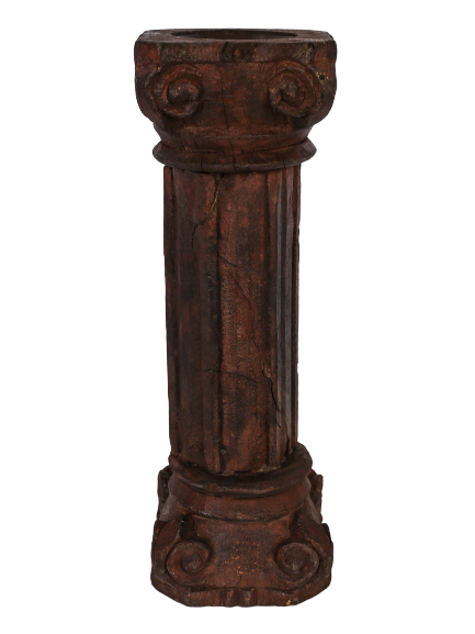 Stor træ lysestage rustikt og unikt design by T&T