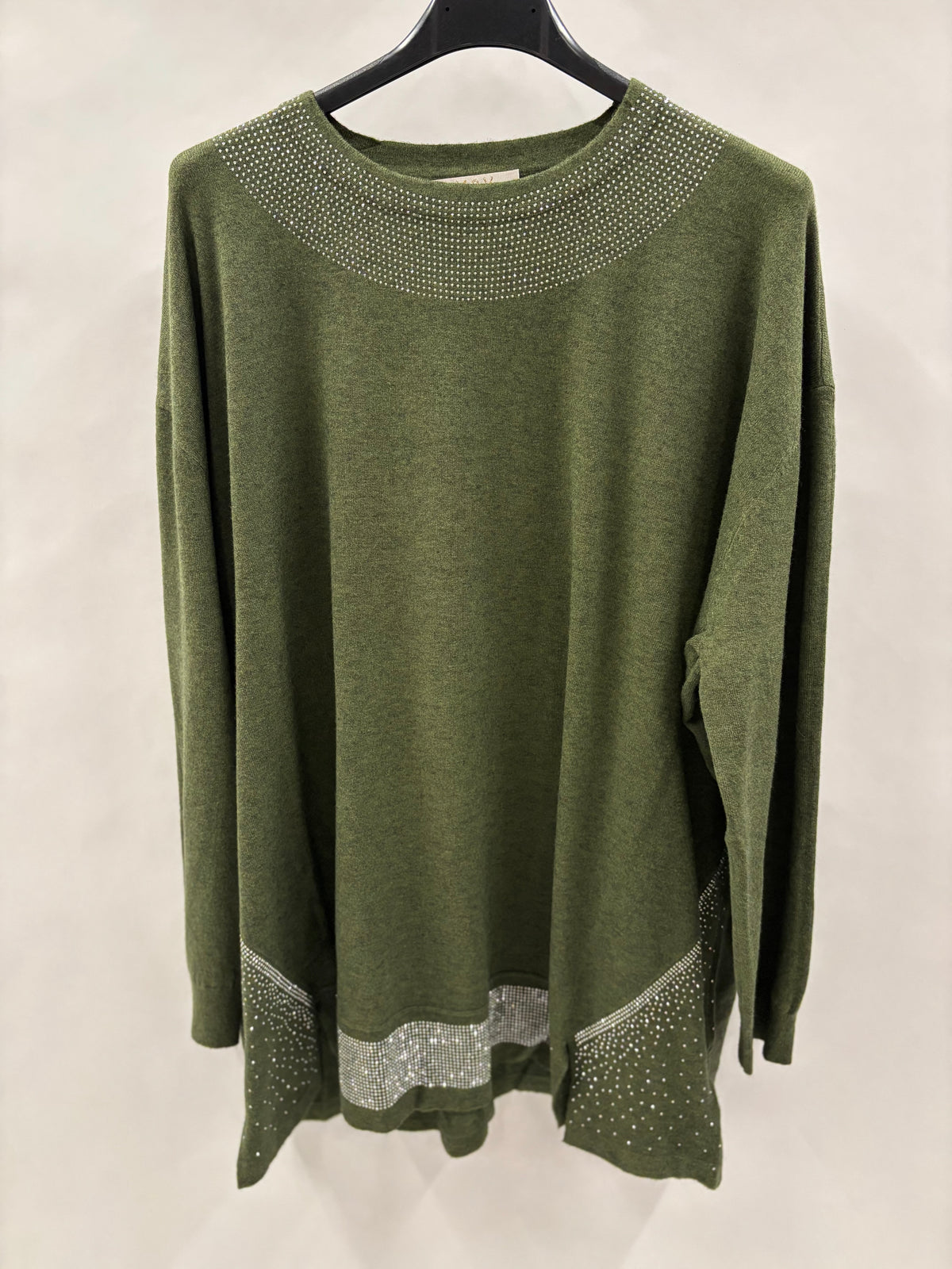 Strikbluse, Blingkanter