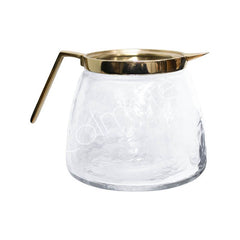 Jug w/handie BR/GO 10x13x10cm