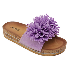 Sandal med blomster front