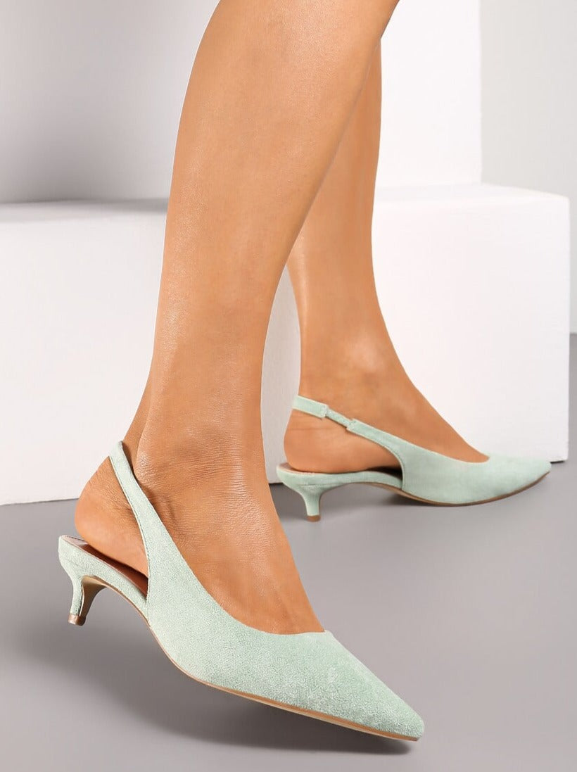 Slingback pumps