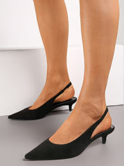 Slingback pumps