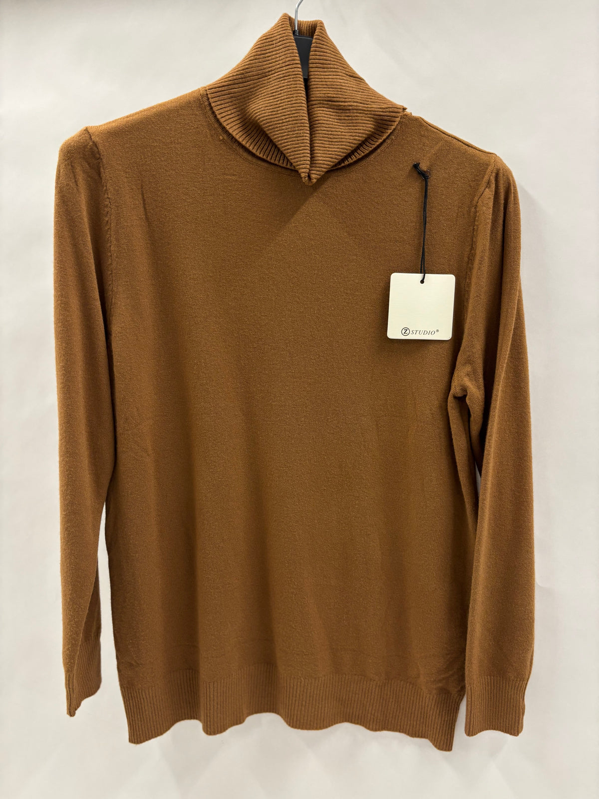 Langærmet Rullekravebluse