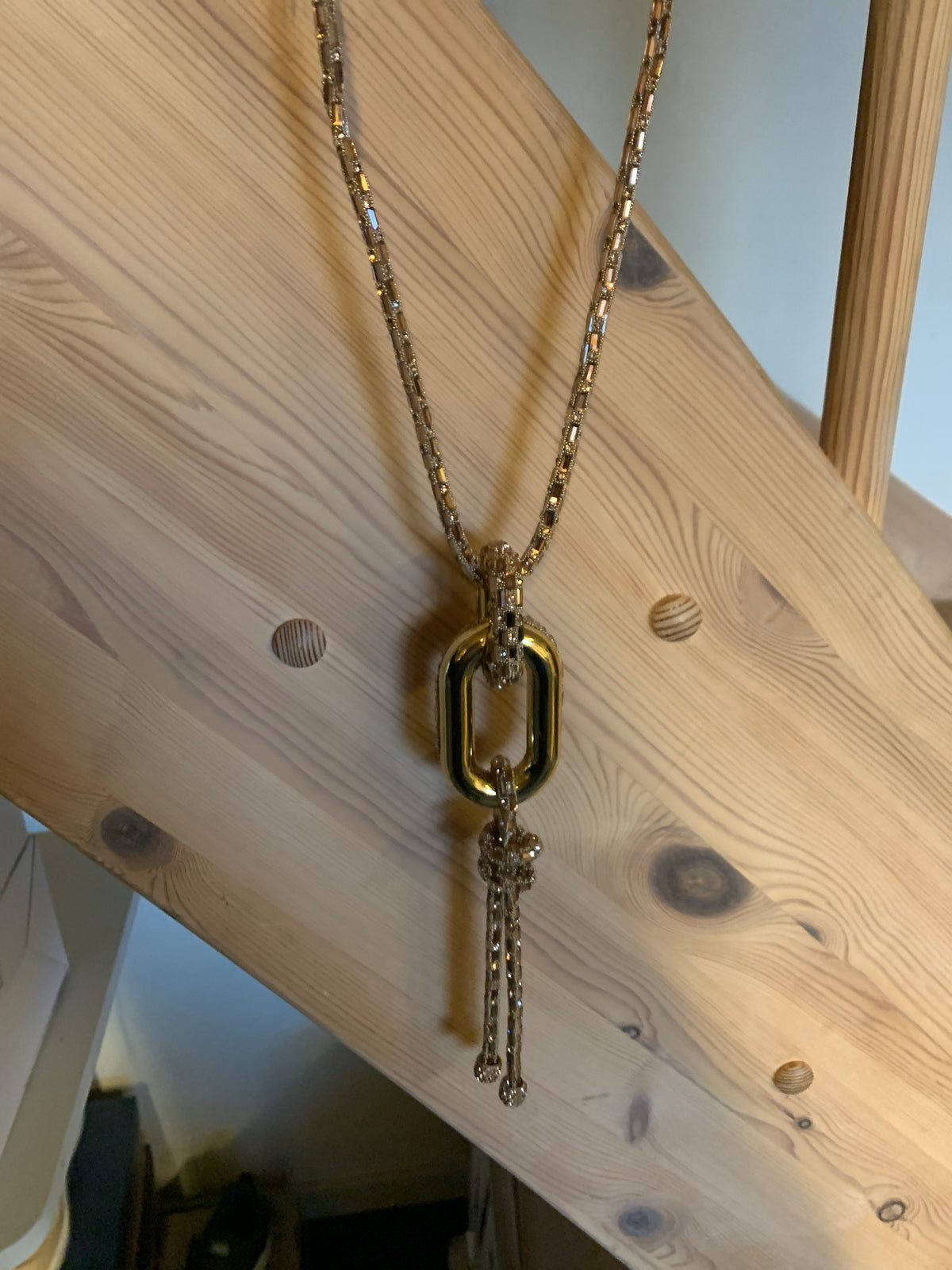 Halskæde med chain detalje - Guld