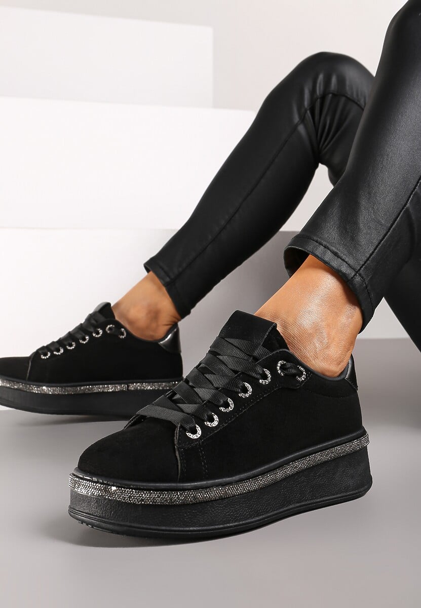 Sneakers med bling kant - ITSEP24