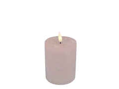 LED lys rosa antique D7.6xH10cm