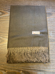 Cashmere blend tørklæde med frynser