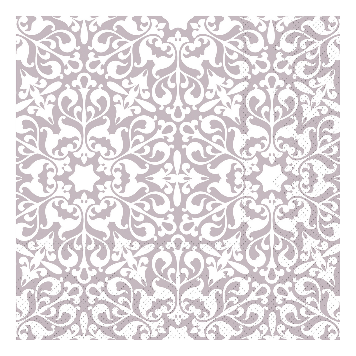 Napkin w. pattern L16/W16 cm dusty rose