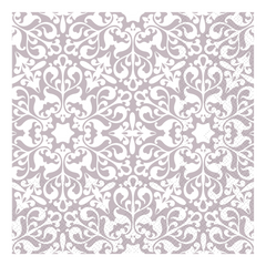 Napkin w. pattern L16/W16 cm dusty rose