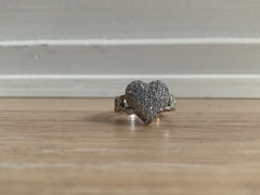 Hjerte ring bling